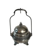 Vintage James W. Tufts Silver-Plate Butter Dish Hanging Lid - $1,826.91 MXN