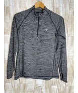Old Navy Active Top Womens S Shirt Gray Thumb Holes Performance - $30.90 CAD