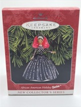 1998 Barbie Hallmark Keepsake Ornament #1 In The African American Holiday Series - £7.38 GBP