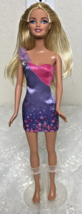 Mattel 1999 Barbie 11 1/2&quot; Doll #01111 Blond Hair Blue Eyes Rigid Body 1... - $11.39