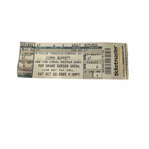 Jimmy Buffett Ticket Stub Oct 22, 2005 MGM Las Vegas Ticket #4 - $51.30