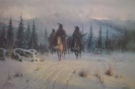 in The Land of The Blackfeet - Signed and Numbered Limited Edition Print by G Ha - £157.63 GBP