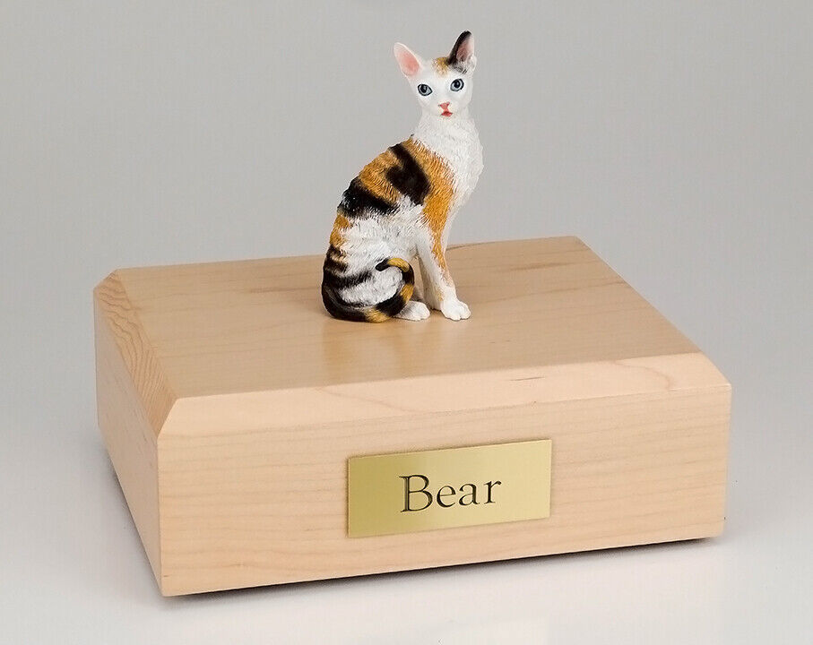 Cornish Rex Cat Figurine Pet Cremation Urn Available 3 Different Colors ... - $169.99+