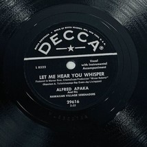 Alfred Apaka Hawaiian 78 RPM Let Me Hear You Whisper Farewell 10&quot; DECCA ... - £9.69 GBP