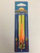 SUMMER ICE ROD N BOBBS SI3Y 3&quot; Yellow 2 Pk 2 Bases &amp; Refills-RARE-SHIP N... - €7,54 EUR