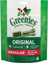Greenies Regular Dental Dog Treats 36 count (6 x 6 ct) Greenies Regular ... - £78.15 GBP