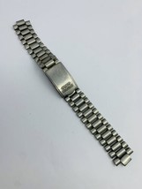 Vintage seiko stainless steel watch ￼strap,used.clean 7.5mm/17.5mm-1970s(VE-51) - £9.33 GBP