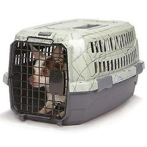 Travel Dog Carry Crate Small Plastic Secure Pet Carrier For Airline Car Home - £55.18 GBP