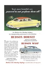Vintage Hudson Hornet/Hudson Wasp Ad-National Geographic-6 1/2 by 10 inches - £5.76 GBP
