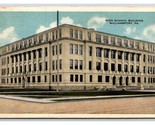 High School Building Williamsport Pennsylvania PA WB Postcard N20 - £2.30 GBP