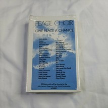 Peace Choir Sealed Cassingle Give Peace A Chance Ofra Haza Tom Petty Teena Marie - £11.12 GBP