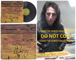 Alice Cooper signed Schools Out album COA autographed vinyl record exact proof - £311.49 GBP