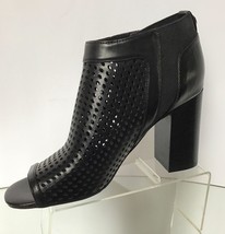 NEW GUESS Elastic Gore Perforated Black Booties (Size 7.5) - £31.84 GBP