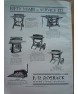 Vintage F.P. Roseback Benton Harbor MI Print Magazine Advertisement 1930 - $17.75 CAD