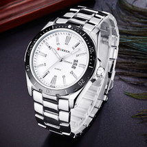 &quot;CURREN&quot; Men&#39;s Waterproof Quartz Watch With Steel Band - $27.90