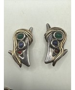 David Varsano Sterling Silver Electroform Modern Clip On Earrings Israel... - $1,278.45 MXN