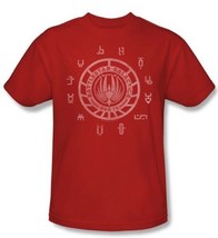 New Battlestar Galactica Phoenix Logo Surrounded By Colonies Logos T-Shi... - £15.95 GBP