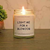 Light Me For A Blowjob Candle | Humorous Gift | Boyfriend Gift | Gift For - £15.71 GBP