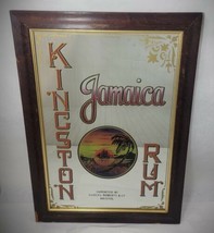 Vintage Kingston Rum Jamaica Mirror 25 x 18 - £59.10 GBP