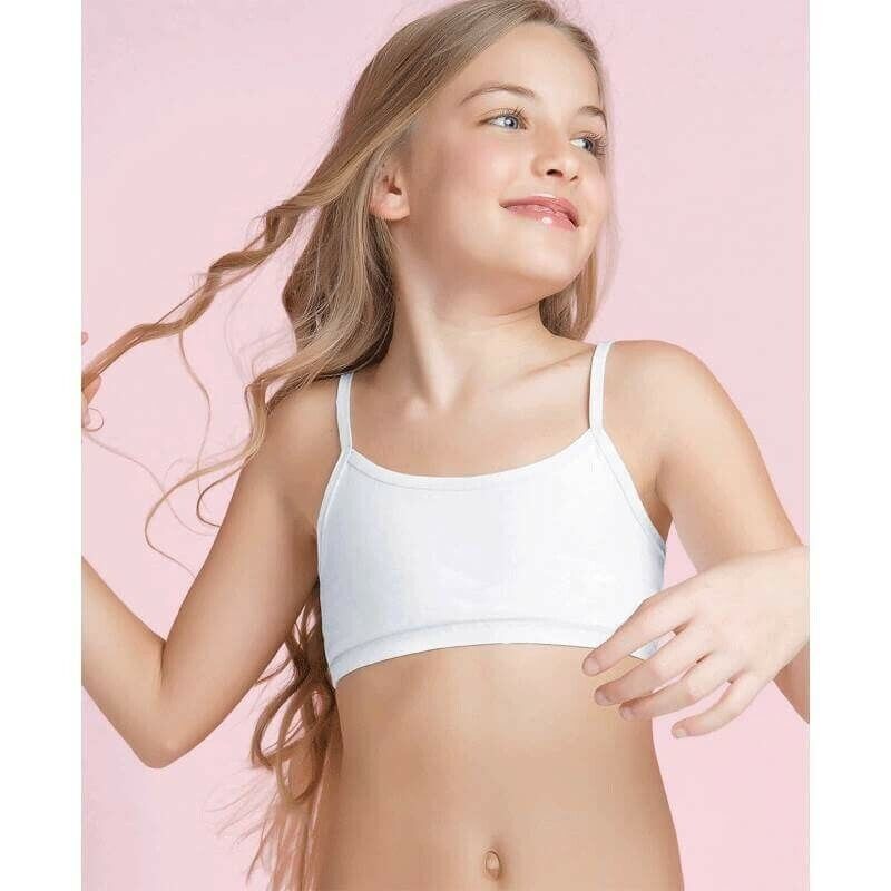 Brassiere da bambina ragazza spalla stretta cotone modal elasicizzato Ja... - $5.67