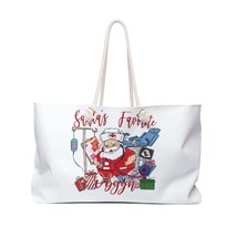 Personalised/Non-Personalised Weekender Bag, Santa&#39;s Favorite Obygn, Large Weeke - £38.24 GBP