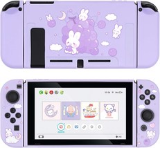 Geekshare Protective Case For Switch, Soft Tpu Slim Case Cover, Grape Bunny - £27.17 GBP