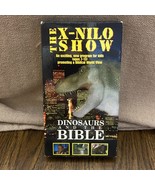 The X-Nilo Show Dinosaurs And The Bible VHS Vintage 1998 Answers In Genesis - £6.68 GBP