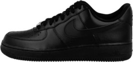 Nike Womens Air Force 1 Low &#39;07 Sneakers Size 7.5 Black - £92.21 GBP