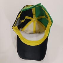 Parquet Jamaica Flag Men's Back Strap Yellow/Green Baseball Cap Hat image 10