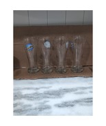 Blue Moon Pilsner Beer Glassware, 16 Oz, 7.5&quot; Tall, Set of 4, Drinking G... - $27.72