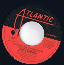 Donna Summer This Time I Know It&#39;s For Real 45 rpm If It Makes You Feel Good Cdn - £3.24 GBP