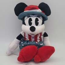 Disney Store Americana Minnie Mouse 11&quot; Plush Stuffed Animal Patriotic C... - £28.11 GBP