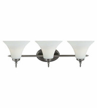 Sea Gull Lighting Montreal 3-Light Antique Brushed Nickel Vanity Light 41182-965 - $39.59