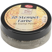 3D Stamp Paint 50ml-Silver-Gold-Metallic - £17.50 GBP