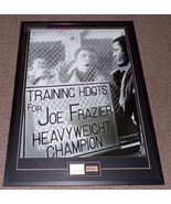 Muhammad Ali &amp; Joe Frazier Dual Signed Framed 28x40 Poster Display AW / ... - £1,012.38 GBP