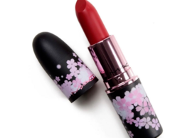 MAC Black Cherry Lipstick MOODY BLOOM Red Lip Stick Limited Ed Full Size... - $34.50