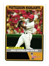 2005 Topps Updates &amp; Highlights #UH120 Garret Anderson Los Angeles Angels - £3.16 GBP