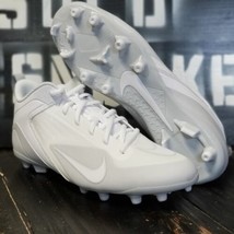 Nike Alpha Huarache 8 Varsity Lacrosse Cleats White CZ6558-110 Men 10 - $79.48