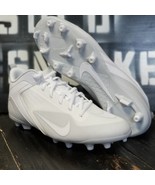Nike Alpha Huarache 8 Varsity Lacrosse Cleats White CZ6558-110 Men 10 - $1,506.13 MXN