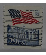 VINTAGE STAMPS AMERICAN AMERICA USA STATES 29 C CENTS FLAG WHITEHOUSE X1... - £1.36 GBP