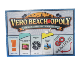 Vero Beach Opoly Board Game Florida In Original Box Late For The Sky - £15.00 GBP