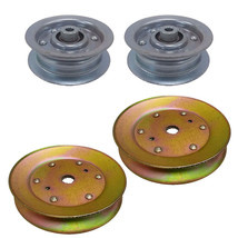 Replacement Deck Riding Mower 42 Inch Idlers And Mandrel Pulleys 131494 173436 - £34.55 GBP