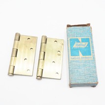 National Butt Hinge Pair 4&quot;x4&quot; Old Hardware - $9.89