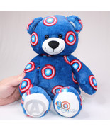CAPTAIN AMERICA Build A Bear TEDDY BEAR 18&quot; Marvel Avengers Plush STUFFE... - £10.67 GBP