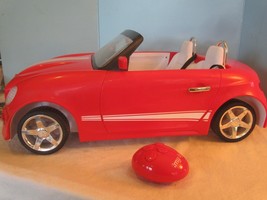 My Life As Remote Control  2 seat convertible Red car  R/C 18&quot; doll NOT WORKING - £93.52 GBP