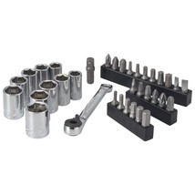 Craftsman 1/4&quot; drive Metric and SAE Right Angle Ratcheting Bit Driver Set 35 pc - £58.54 GBP