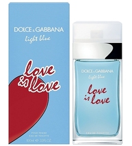 Dolce &amp; Gabbana Light Blue Love is Love Perfume 3.3 Oz Eau De Toilette Spray - £79.84 GBP