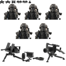 Mlitary Building Blocks Solider Figures Gifts Weapons Machine Guns #F1-K - $475.72 MXN