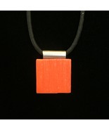 Rescued Glass Tile Pendant Jewelry (Orange: RT2) - €13,67 EUR