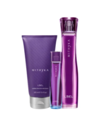 Mithyka by L&#39;bel Set Women Perfume 1.7oz Body Lotion 5.4 oz .33oz Mini P... - £43.24 GBP